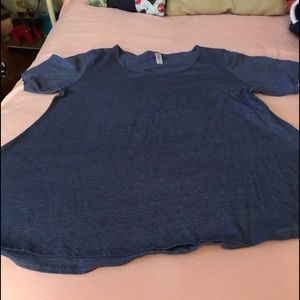 Lularoe blue flared T-shirt size L